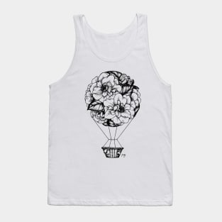 Floral Hot Air Balloon Tank Top